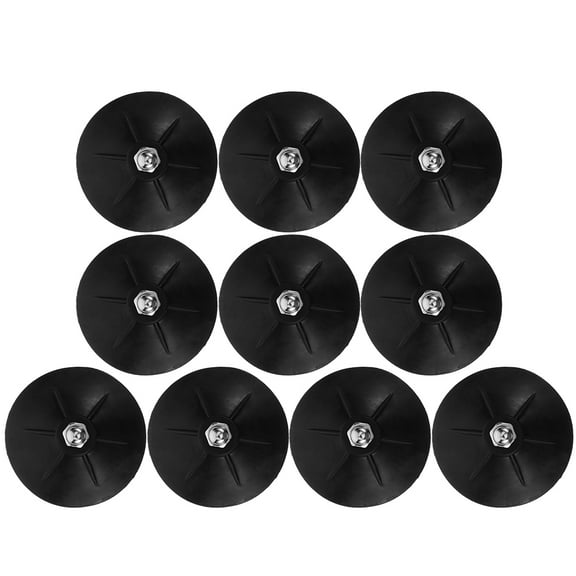 TABLZONE 10Pcs Black Rubber Suction Cup Base for Boxing Bag Heavy Duty Stand Replacement Part