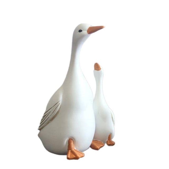 De Escritorio En Forma De Pato, Estatua De Resina, Decoración De Jardín, Simulación De Pato Para Sala De Estar Y Dormitorio Eigraketly HA046962-01