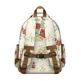 thumbnail image 3 of Multi-layered travel backpack, spacious, lightweight and durable, water-resistant, ideal for commuting, featuring Butterfly prints., 3 of 6