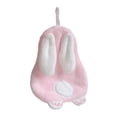thumbnail image 2 of Toalla de mano colgante transpirable absorbente decorativa colgante rosa, 2 of 9