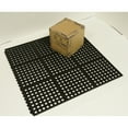 thumbnail image 6 of Rubber-Cal "Dura-Chef Interlock" Anti-Fatigue Mats - 5/8 in x 3 ft x 3 ft - Black Rubber Matting, 6 of 6