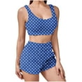 thumbnail image 2 of Conjunto de pijama de terciopelo de doble cara para mujer, para casa, invierno, 1 camiseta + 1 pantalón, camiseta y pantalón de poliéster., 2 of 6