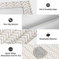 thumbnail image 5 of Simple Line White Outdoor Rug 3x5 Ft, Non Slip Washable Area Rug, Beige Modern Art Geometric Patio Rugs Carpet Runner, Large Floor Mat for Indoor/Outdoor Deck Porch Camping, 5 of 8