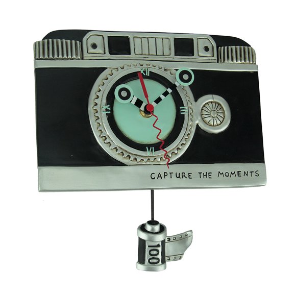 Allen Designs Horloge Murale Vintage à Pendule pour Appareil Photo