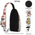 thumbnail image 4 of Sac à Bandoulière à Imprimé de Fraises, Mignon Sac de Jour en Bandoulière avec Baies Rouges et Motif Sucré et Fruité pour Amateur de Fraises, Style Estival Frais et Kawaii, 4 of 6