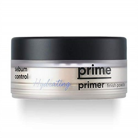 banila co prime primer hydrating finish powder, translucent shade for all skin types, moisture boosting, 12g
