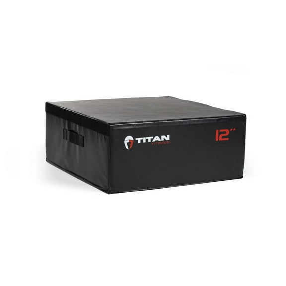 Titan Fitness 12" Portable Foam Plyometric Box