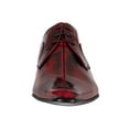 thumbnail image 4 of Jeffery West Derby Leather Shoes, Red, 4 of 9