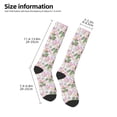 thumbnail image 5 of Daiia Sports Socks Lilies Flowers Printed Novelty Crew Socks for Men Women Knee High Socks Cotton Socks Soft & Breathable Support Unisex Socks, 5 of 9