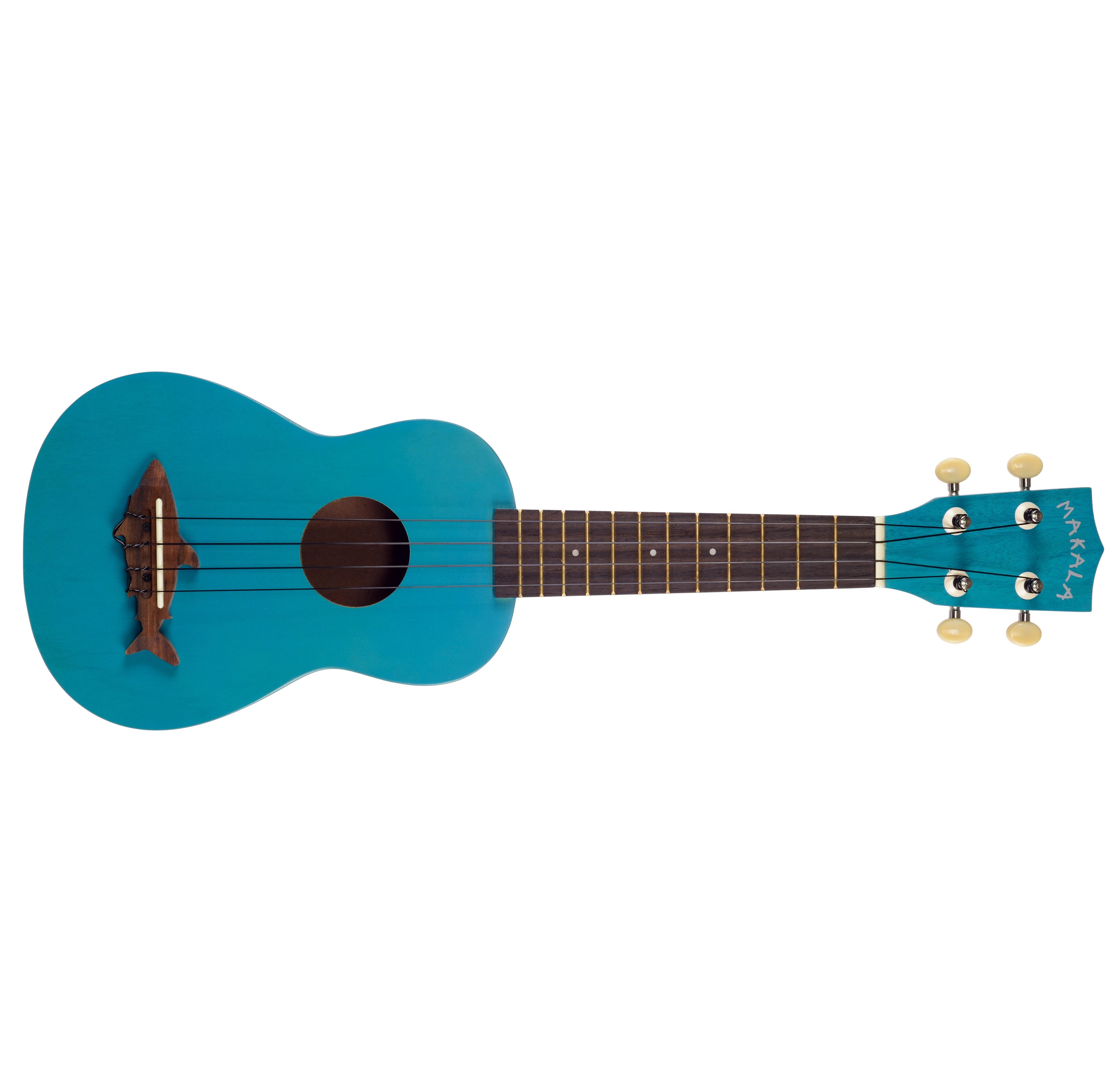 Kala Shark Soprano Ukulele Mako Blue