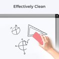 thumbnail image 2 of czcpp-LOUKIN 2 Pack Magnetic Dry Erase Eraser, Whiteboard Eraser, Glass Board Eraser(Pink), Two Bottles of 3.4 oz Whiteboard Cleaner Included, for Classroom, Home and Office Use, 2 of 4