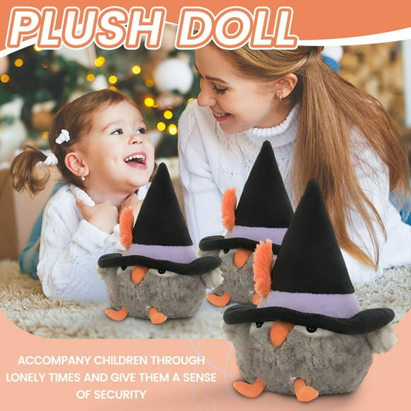 JEy-cat Amuseable Little Crow Peluches Jouetanimal en Peluche Doux Amuseable Little Crow Câlinjouets en Peluche Douxcadeau Idéal de Pâques