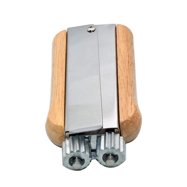 Herramienta de engarce de acero inoxidable, herramienta para colmenas, tensor de alambre tensor para apicultura, tensor de marco para abejas, alicates de engarce para apicultura con mango de madera p