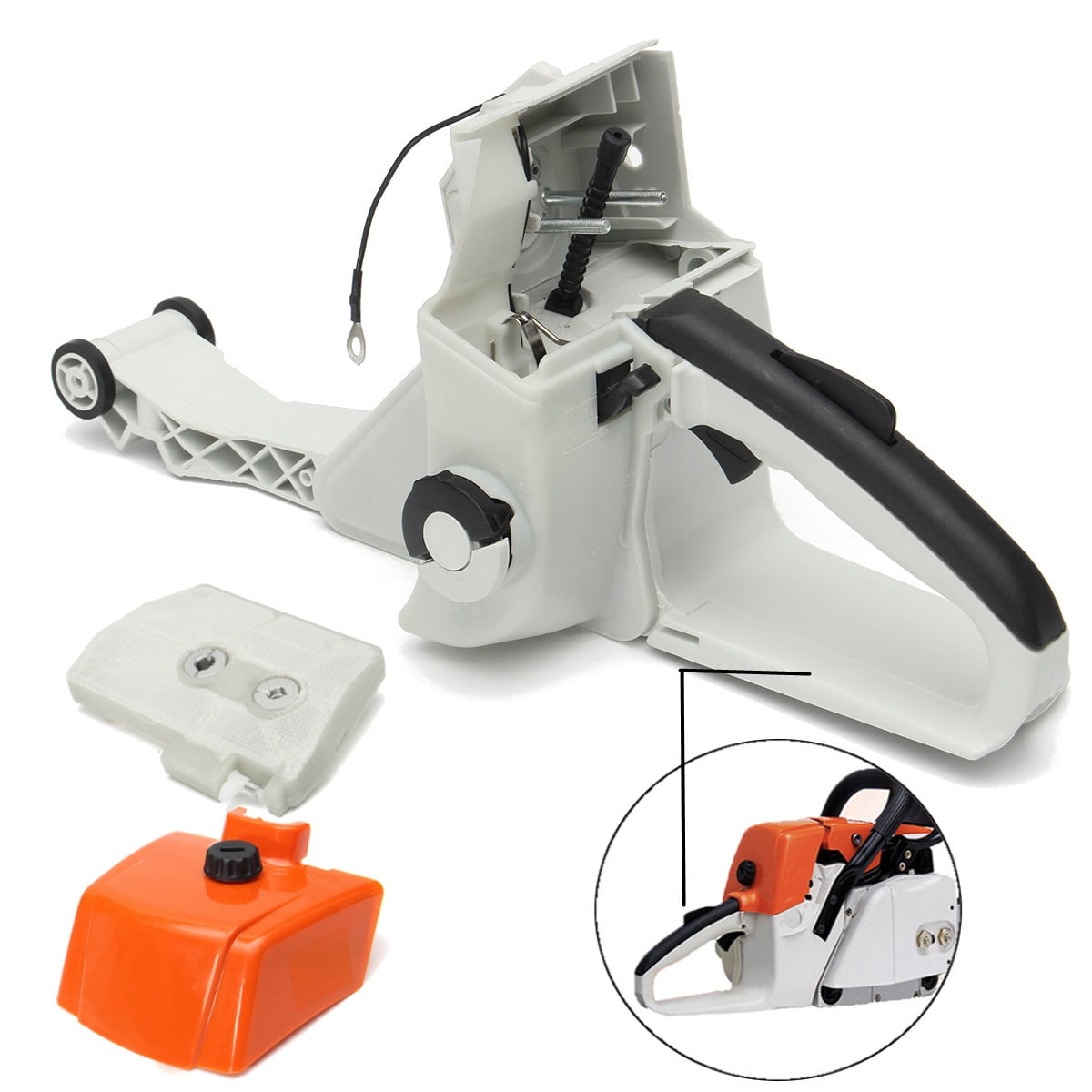 Fits STIHL 038 AV SUPER BIG BORE *MODIFIED* CYLINDER/PISTON *PREMIUM* KIT 52mm E - Foto 5