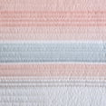 thumbnail image 4 of Beatrice Home Fashions, Coralinn Stripe 3PC Quilt Set, Full/Queen, Blush/Blue, 4 of 6