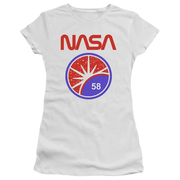 Nasa Stars Junior Women's T-Shirt Sheer White