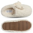 thumbnail image 6 of Jessica Simpson Womens Plush Marshmallow Slide On House Slipper Clog with Memory Foam, 6 of 9