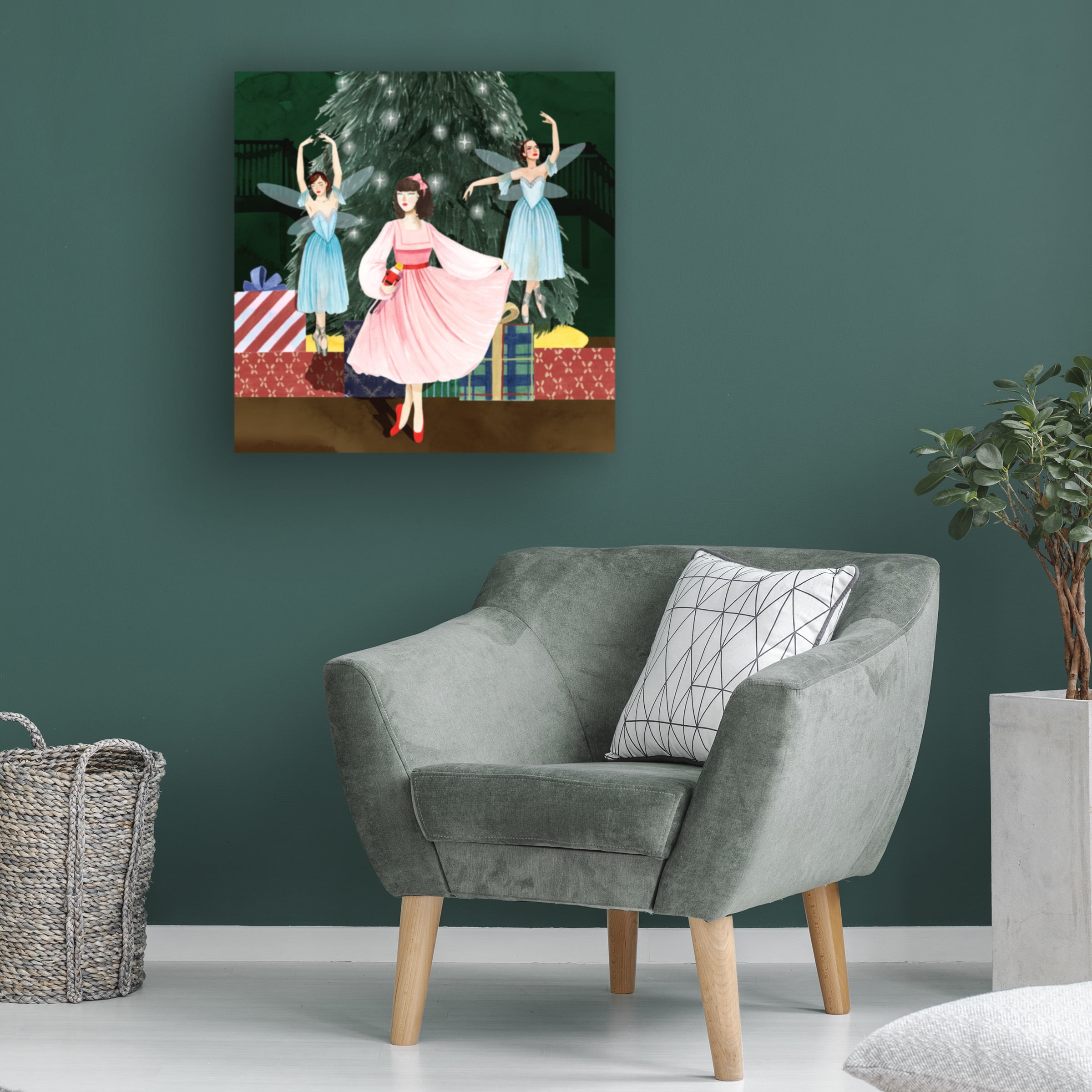 Grace Popp 'Christmas Nutcracker II' Canvas Art