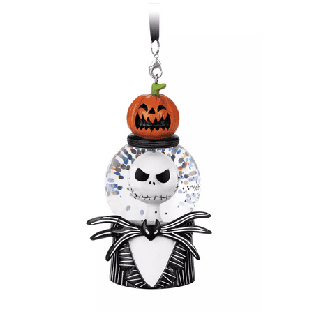Nightmare Before Christmas Ornaments Diy Disney Parks Nightmare Before Christmas Jack Pumpkin Snowglobe Ornament New ()