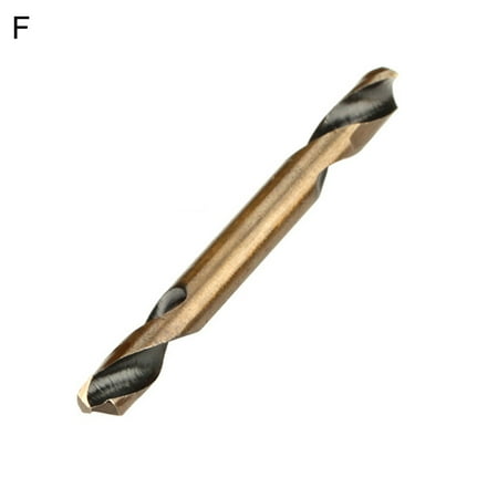 

fanshao 10Pcs High Hardness Twist Drill Bit Different Specifications Wear-resistant Punch Tools Double-head Drill Bit for Bench Drills