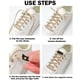 thumbnail image 2 of Cordones De Zapatos Con Hebilla De Bloqueo De Metal Magnético Rápido Sin Cordones Cordones De Zapatos Magnéticos Para Niños Adultos 2 Pares Yuarrent OD014218-00, 2 of 6