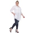 thumbnail image 3 of White Mark Women's Classic Button-Down Tunic Top, 3 of 6