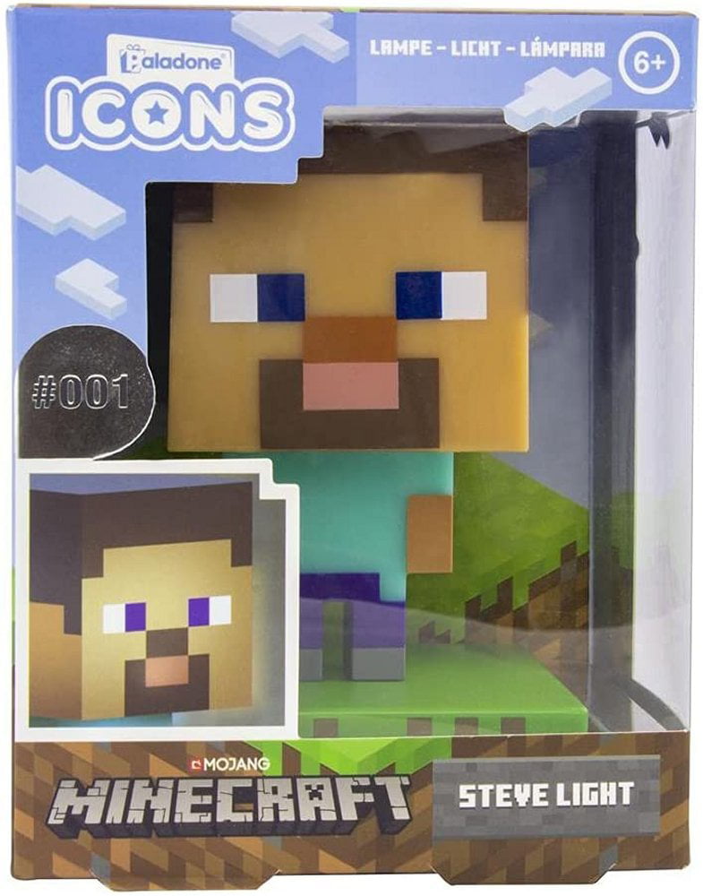 Paladone Minecraft Steve Icon Licensed Light Minecraft - Officially Merchandise