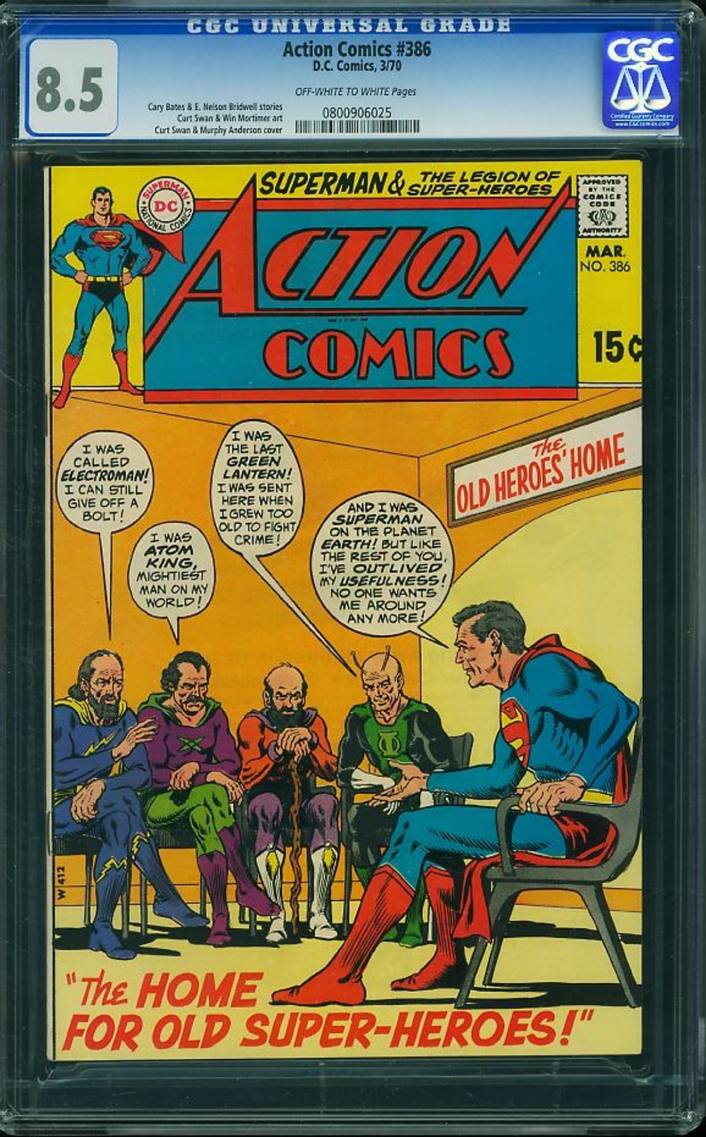 Cover of Action Comics #386