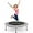 Gray, variant on HLL Rebounder Trampoline for Adults, Mini Exercise Trampoline with Safety Pad, Foldable Rebounding Fitness Trampoline for Indoor/Outdoor, Small Workout Trampoline for Adults (Pink)