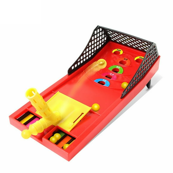 Maoww Portable Table Top Shoot Ball Game Pull Aim and Shoot Arcade Board Game for Ages 5 and Up
