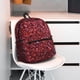 thumbnail image 5 of Disketp Red Glitter Mochila Ligera Clásica con Múltiples Bolsillos, Mochila Casual para Hombre y Mujer, Ideal para Escuela, Trabajo y Viajes, 5 of 6