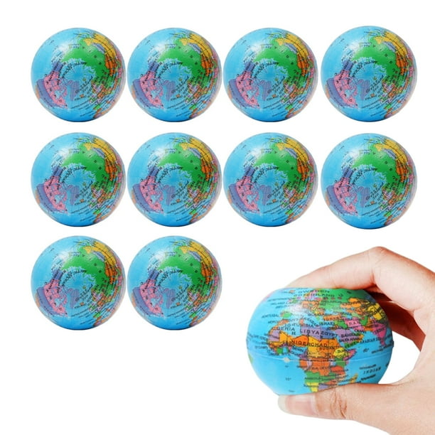 12 Uds. De juguetes para apretar, mano, muñeca, ejercicio, globo para apretar, bola de espuma de PU para niños y niñas