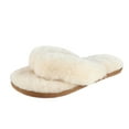 thumbnail image 1 of Eastern Counties Leather Womens Sheepskin Flip Flops, 1 of 2