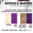 thumbnail image 4 of No Fade Fresh Color Depositing Shampoo with BondHeal Bond Rebuilder, Plant-Based, Vegan, Cruelty-Free 6.4 oz - Purple Bordeaux Hair Color, 4 of 14