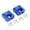 Blue, variant on YAHHU Heavy Duty Motorcycle Handlebar Riser Mount Clamps Adapter Pair 22mm 28mm (7/8 in 1-1/8 in) Universal CNC Aluminum Alloy Fits Dirt Bike ATV Blue