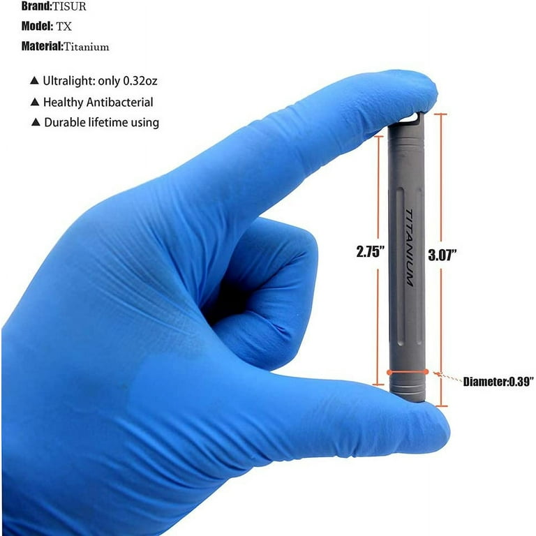 Titanium Toothpick Holder Portable Waterproof Metal Toothpicks