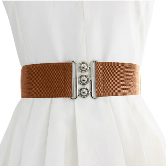 Hauaitttt Stylish Elastic Belt for Women Versatile Seasonal Accessory Suitable for Dresses and Casual Wear Belt Mens Dress 28 Waist Belt Comfortable Belt for Men Men Casual Belts Leather Try Classic