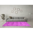 thumbnail image 3 of Ahgly Company Indoor Square Oriental Pink Traditional Area Rugs, 5' Square, 3 of 4