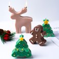 thumbnail image 4 of Molde de silicona para velas con forma de copo de nieve para árbol de Navidad, para hacer adornos navideños, jabón, yeso, resina, moldes para decoración del hogar, manualidades, regalos, 4 of 5