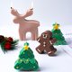 thumbnail image 4 of Molde de silicona para velas con adornos navideños en 3D, moldes para copos de nieve de árbol de Navidad, moldes para fundición de resina, yeso y jabón, manualidades para el hogar, decoración, 4 of 5