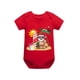 thumbnail image 3 of Pijamas familiares a juego de Navidad, conjuntos de Pijamas cortos, negro y rojo, en julio, 3 of 3