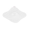thumbnail image 2 of Drain Hair Catcher Sink, Handle Design Sink Plug Stopper Non Slip Anti-blockin  For Shower For Washing Machine For Kitchen White, 2 of 8