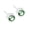 Peridot, variant on | Nickel Free | Medical Plastic 4mm Crystal Stud Earrings | Best Choice For Sensitive Ears