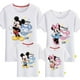 thumbnail image 1 of Dibujos animados Mickey Mouse Minne Familia Ropa a juego Papá Mamá Niños Niñas Trajes a juego Niños Adultos Camiseta Camisetas Verano Ropa Mamá (L) Gao Jinjia LED, 1 of 2