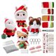thumbnail image 1 of Christmas Dolls Needle Felting Kits For Beginner,needle Felting Kit,felt Needles,foam Pad,felt Clot, 1 of 5