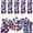 Style A, variant on Topboutique Patriotic 4th of July Tinsel Garland 8 Pcs Red White Blue Hanging Garland Independence Day Metallic Twist Foil Tinsel Garland Shiny Hanging Decorations for Staircase Railing,6.56 ft/Pc