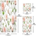 thumbnail image 2 of Coolnut 3 PCS Towel Valentine's Day Mother's Day Red Hearte Love Cotton Bath Towel Set (1 Bath Towel, 1 Hand Towel, 1 Washcloth) for Bathroom, Super Soft and Quick Dry Towels, 2 of 6