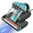 thumbnail image 1 of Belife M8 - Aspiradora de colchón antialérgica para cama con aire UV y caliente y alta calefacción, 550 W y 18 Kpa potente aspiradora de doble taza de succión para cama, sofá, cable (azul), 1 of 5