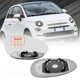 thumbnail image 5 of 1 par de espejos retrovisores laterales con calefacción for Fiat 500 500C 2007-2023, repuesto de espejo retrovisor izquierdo y derecho, 5 of 5