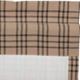 thumbnail image 2 of VHC Brands Cotton Curtain Plaid Prairie Swag Set, Charcoal (2 Panels), 2 of 5